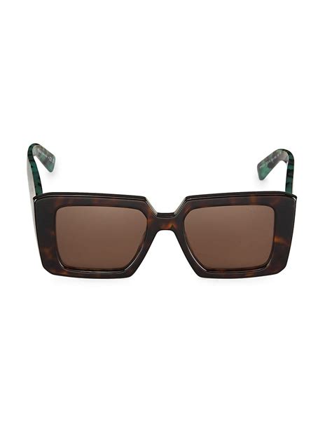 Prada 51mm Square Sunglasses 